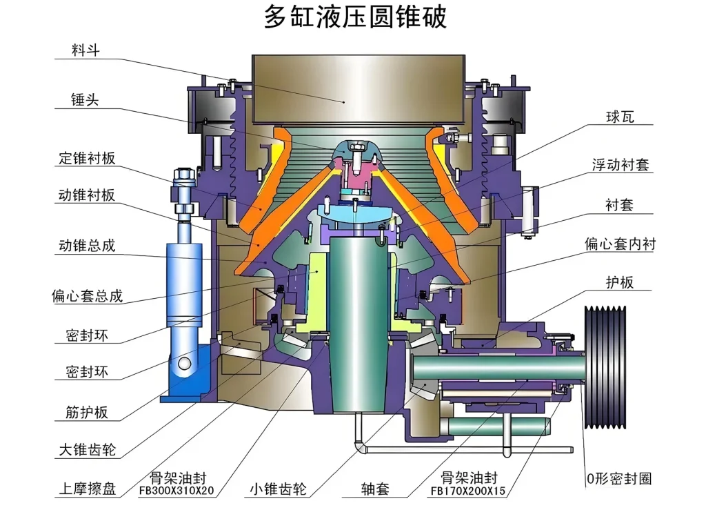 圆锥破预防故障方法大盘点!10 招教你减少设备停机风险 1 圆锥破预防故障方法